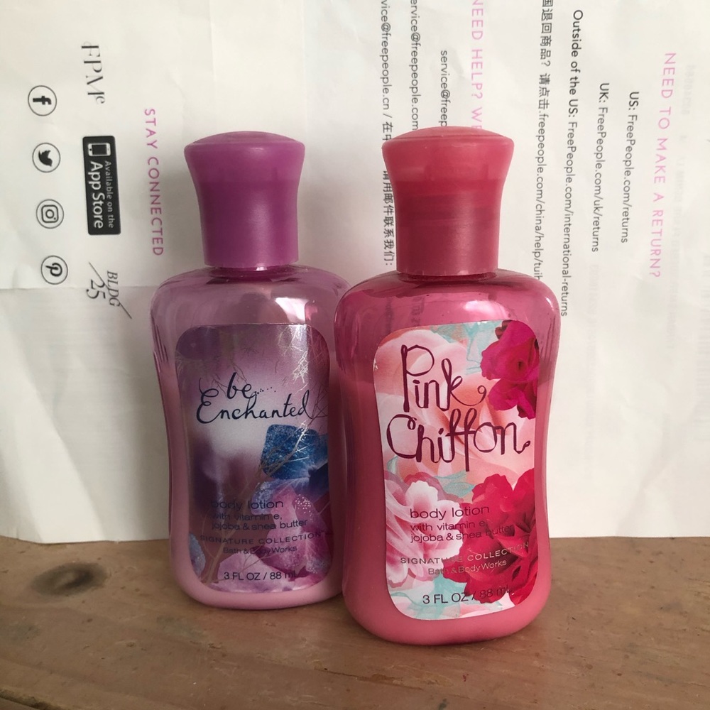 Bath and Body Works Lotions